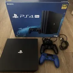 PS4 Pro 1TB 本体 コントローラー2個付き ゲーム２個付き