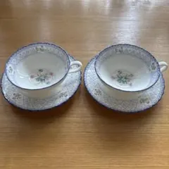 Noritakeノリタケティーカップ&ソーサー　2セット