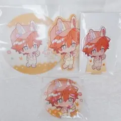 あんスタ アニカフェ アクスタ 缶バッジ ステッカー コースター 明星 スバル