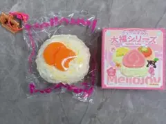 mellojoy メロジョイ　大福　スクイーズ　オレンジ