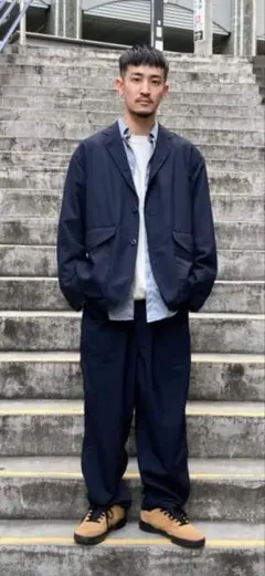 AH.H Beauty&Youthビッグブレザー 紺ブレ 長谷川昭雄 - メルカリ