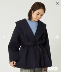 ［size SHORT］ハミルトン ショールカラー リバー コート