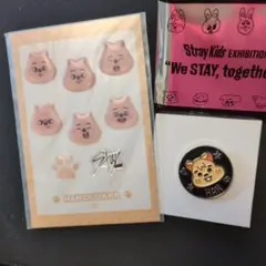 SKZOOぷくっとシール HAN QUOKKA +ピンバッジ セット