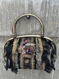 チマキ　CHIMAKI バック ちまき チマキ chimaki バッグ レース モチーフ レディース ベロア