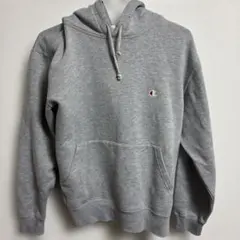 Champion グレー フード付きパーカー Lサイズ
