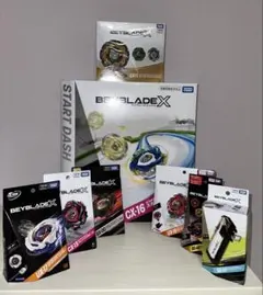 Beyblade X 起始衝刺套裝 CX-16 型號 + 附帶其他 7 件物品