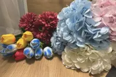 造花 まとめ売り セット売り 紫陽花 チューリップ ガーベラ 花束