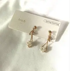 イヤリング　アクセサリー　レディース　ノンホールピアス　新品　未使用　かわいい