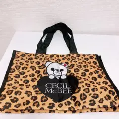 CECIL McBEE ヒョウ柄トートバッグ カプセルトイ ガチャガチャ