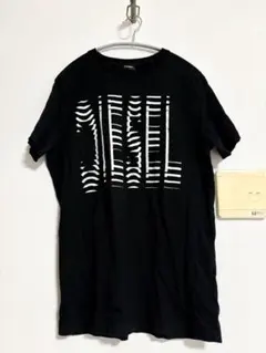 DIESEL ディーゼル ロゴプリント Tシャツ ブラック