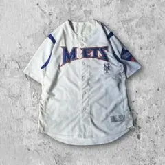 【MLB】NY METSニューヨークメッツ刺繍ビッグロゴベースボールシャツB系のサムネイル