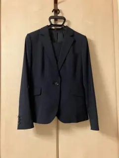 AOKI LES MUES レディース　スーツ　紺無地