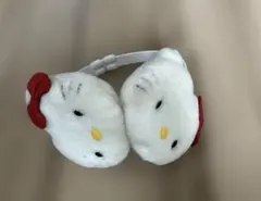 ハローキティ 耳あて イヤーマフ　リボン付き　日本製　Accell