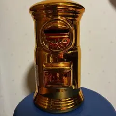 金の郵便ポスト　貯金箱