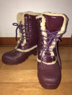 HUNTER パープル スノーブーツ eu 38 -24cm