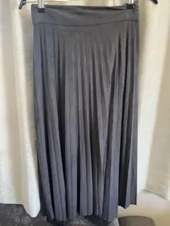 【値下げ】ZARA ザラ　アシンメトリー プリーツスカート グレー