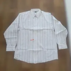 【クリーニング済み】KENZO 長袖シャツ ライカ期 90s ストライプ柄のサムネイル