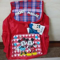 ミッキー ミニー リュック 赤