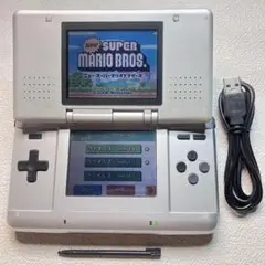 NP2【清掃&動作確認済】Nintendo DS 初代 プラチナシルバー本体