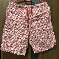 MARVEL ロゴプリント ショートパンツ 赤白のサムネイル