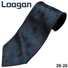 Loagan ネクタイ　総柄　おしゃれ　通勤　ビジネス　パーティー