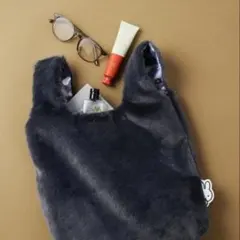 リンネル 2月号付録 mitty ふわもこファーバック