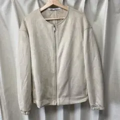 ZARA メンズ　ジャケット　Sサイズ　白色、クリーム色