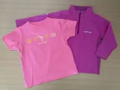 mont-bell ロングスリーブジップシャツ・Tシャツ 2点セットのサムネイル