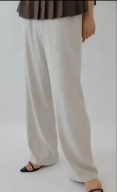 未使用タグ付★na.e★洗える★ナエ★Smooth Pants★スムースパンツ 未使用タグ付☆na.e☆洗える☆ナエ☆Smooth Pants☆スムース