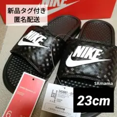 ✴新品タグ付き✴ナイキ✴ 23㎝✴サンダル ベナッシ✴ブラック
