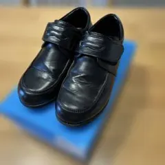 キッズ フォーマルシューズ マジック付き　サイズ20.0cm 黒　SH-012