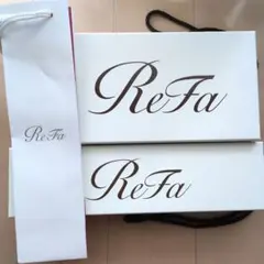 ReFa ヘアドライヤー、ヘアアイロン箱のみ　縦長紙袋1枚