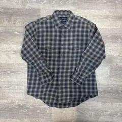た*ぽ様 90s ラルフローレン BENFORD ネルシャツ スクエアカット M