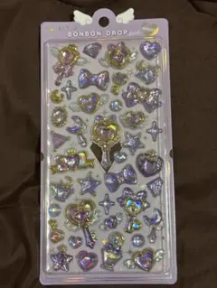 ボンボンドロップシール　マジカル（パープル）