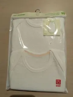 UNIQLO コットンメッシュインナー　ノースリーブ　ベビー肌着 90　2枚