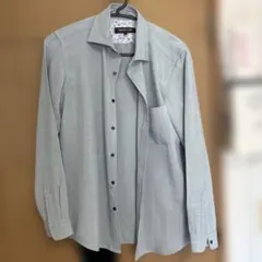 【美品】UNION STATION ストレッチカチオンワイドカラーシャツ　Sのサムネイル