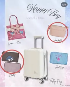 しまむら ちはるキャリーケース ハッピーバッグ ディズニー エルサ