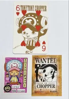 ワンピース　チョッパー　トランプ　イマジンウォンテッドカード　ONE PIECE