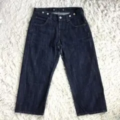 MARGARET HOWEL×EDWIN★クロップド デニムワイドパンツ W27