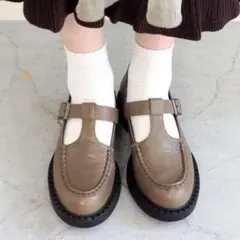 あしながおじさん　Tストラップシューズ　23.5