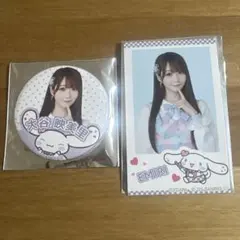 大谷映美里 缶バッジとミニフォト　シナモン