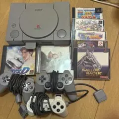 SONY PlayStation 本体 コントローラー3つ ゲーム7本付き