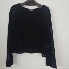 GU メッシュセーター Sサイズ 透かし編みニット