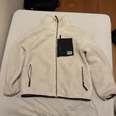 ホワイトフリースジャケット