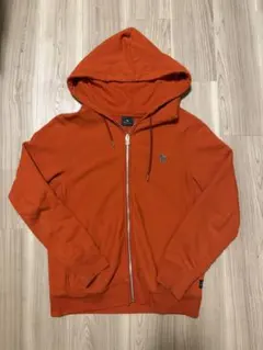【美品】Paul Smith オレンジ フルジップパーカー