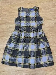 プ*♡様 ブルーレーベルクレストブリッジ ジャンパースカート　ワンピースジャンパ BLUE LABEL CRESTBRIDGE（ブルーレーベルクレストブリッジ）の