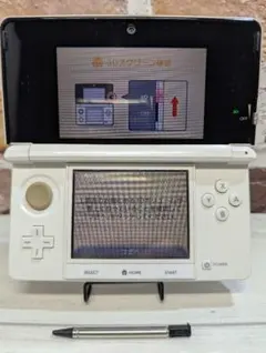 ニンテンドー 3DS ホワイト 本体 動作確認済 タッチペン有
