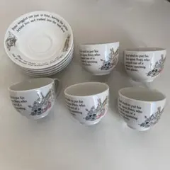 WEDGWOOD ピーターラビット　カップ＆ソーサー　セット