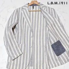 2026年最新】L.B.M.1911 柄：ストライプ メンズ テーラードジャケット