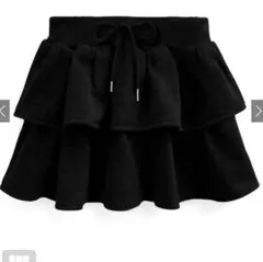 インパン裏地付きティアードスウェットミニスカート pm596 新品未使用♡